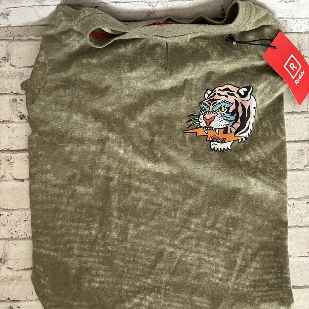Reddy Green Tiger Dog Shirt Size XL NWT